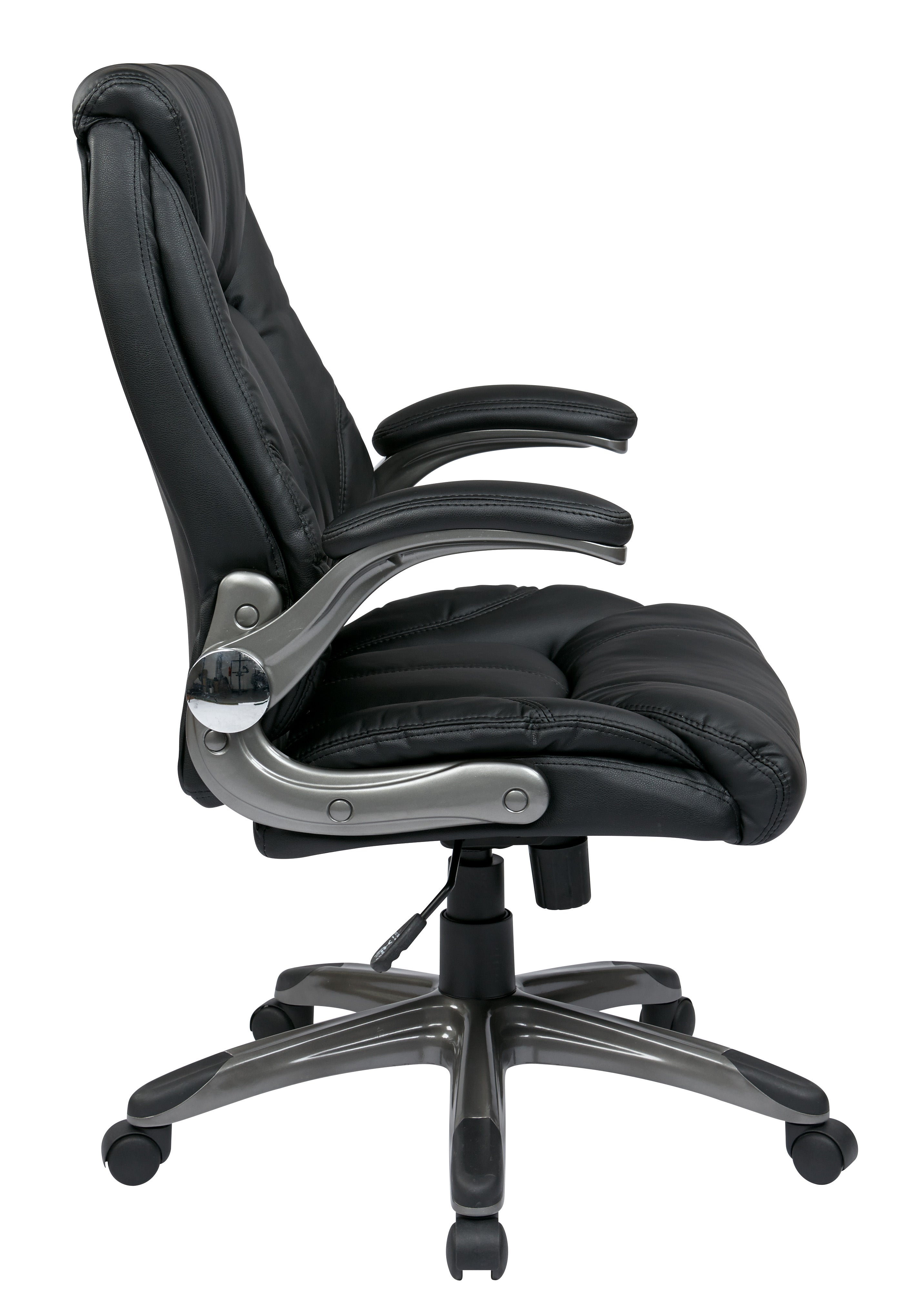 Faux Leather Mid Back Mgrs Chair